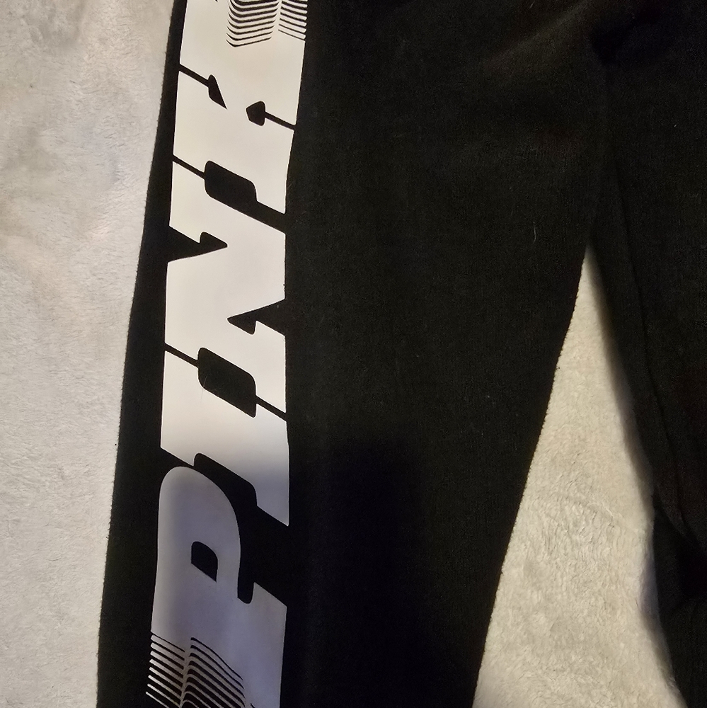 Black PINK Hoodie with Logo Patches - Picture 5 of 5